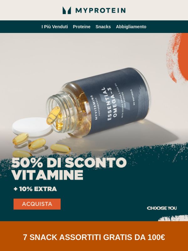 Fai il Boost di Vitamine ​😍 -50% + 10% Extra