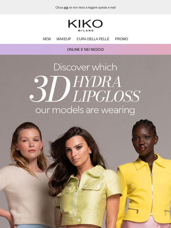 Quale 3D Hydra indossano le modelle?