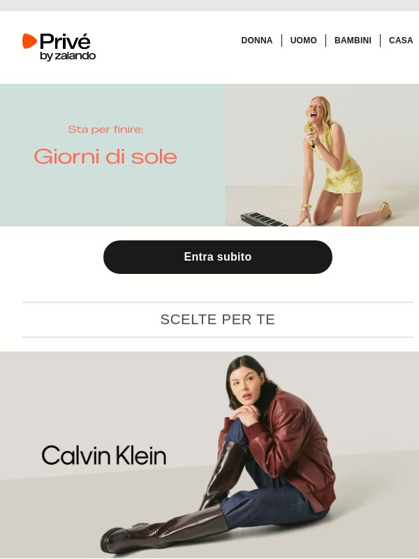 Le offerte Giorni di sole stanno per finire ☀️