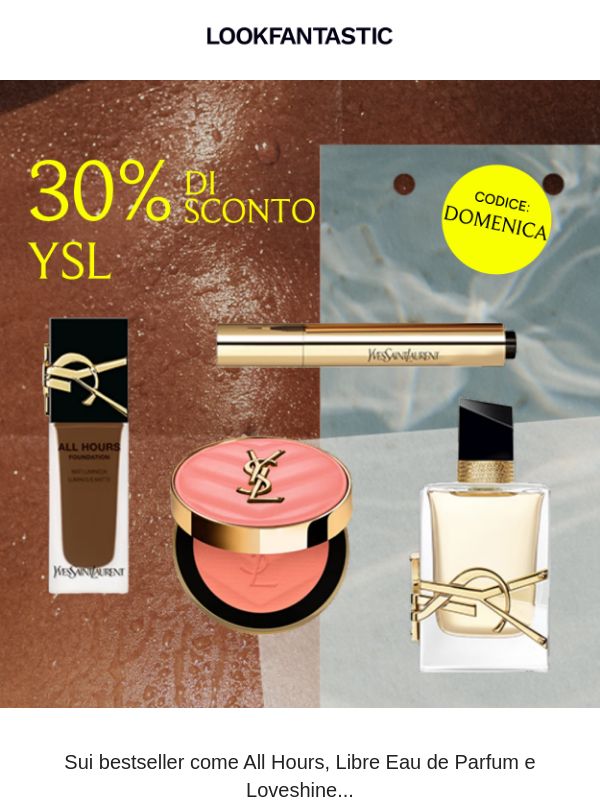30% di sconto su YSL
