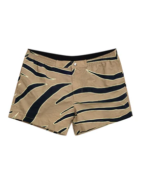 Boxer Mare con Stampa Animalier Bottega Veneta