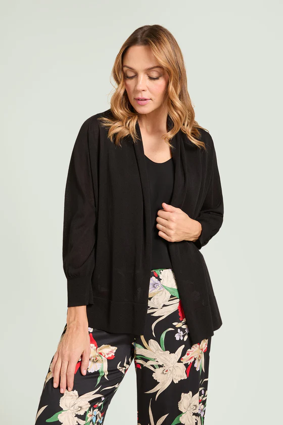CARDIGAN IN VISCOSA CREPE