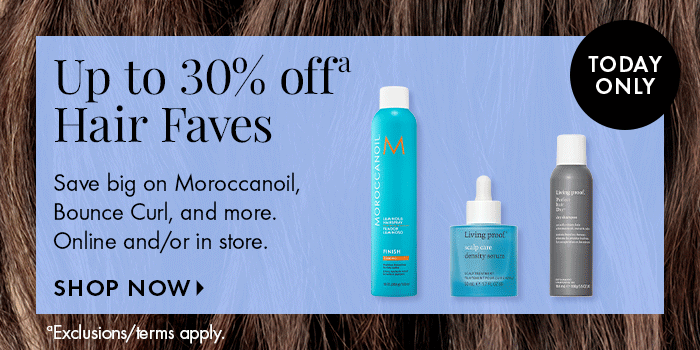 Up to 30% off Hair Faves