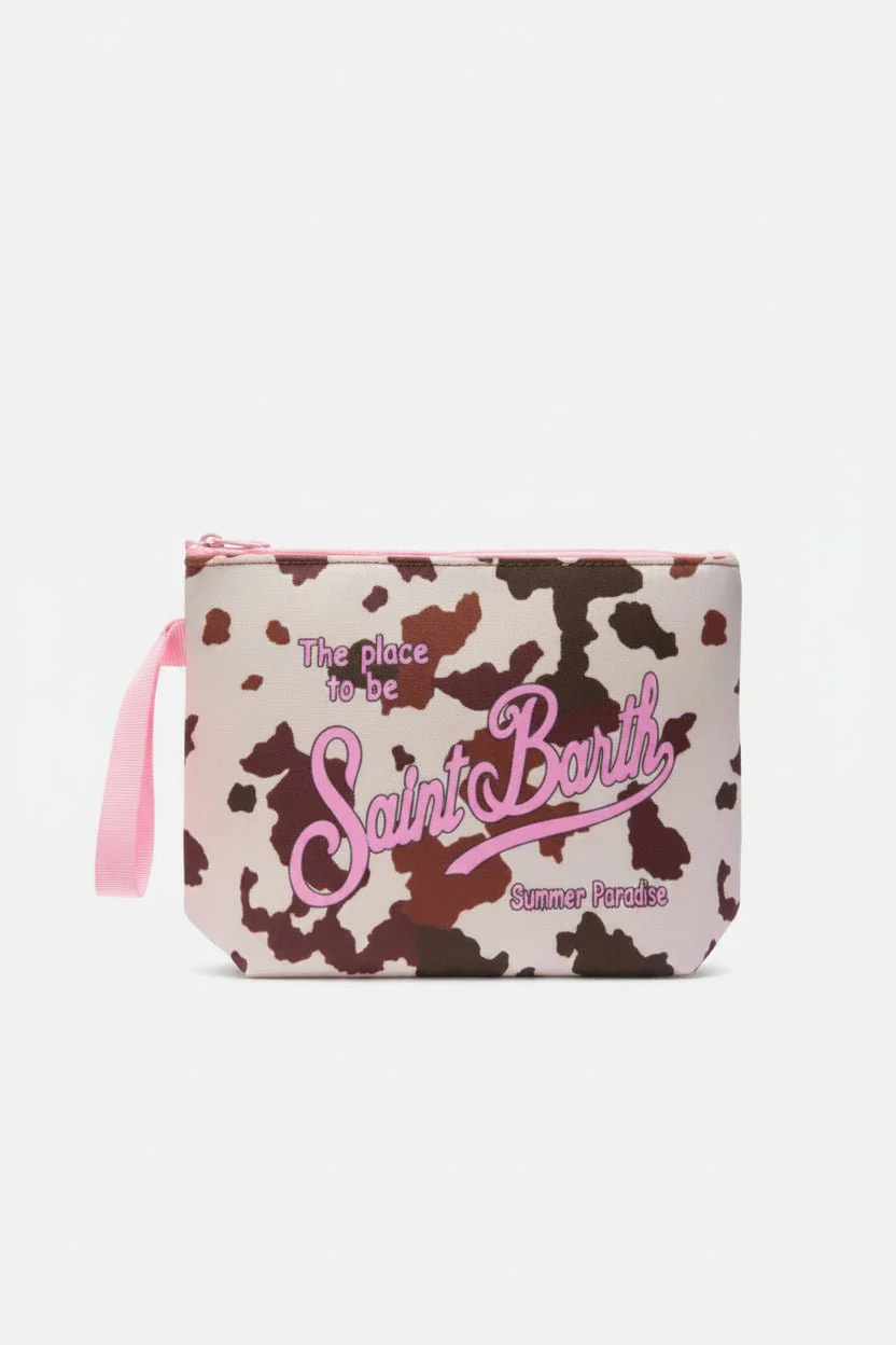 Maxi pochette Aline cow skin rosa in scuba - YES SHOPPochetteMC2 SAINT BARTHALI0021/00653L-Taglia unica