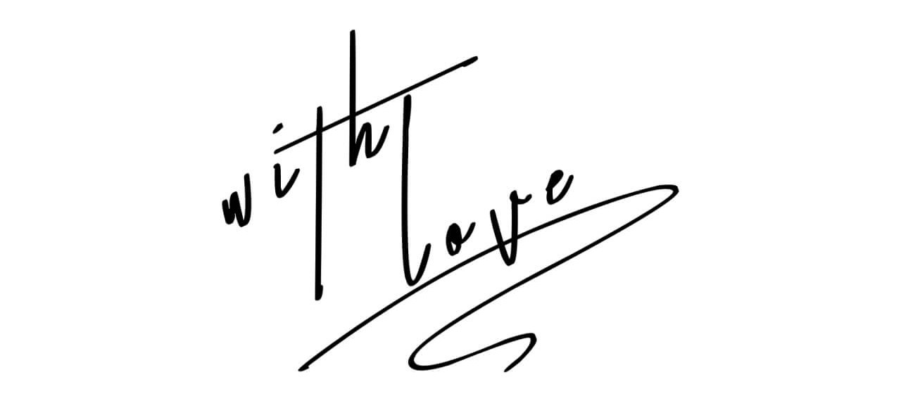 Con amore,