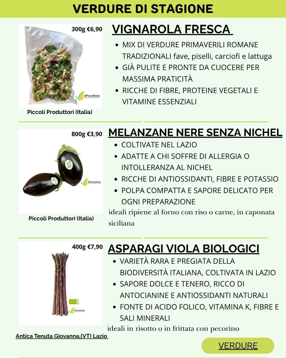 verdura di stagione