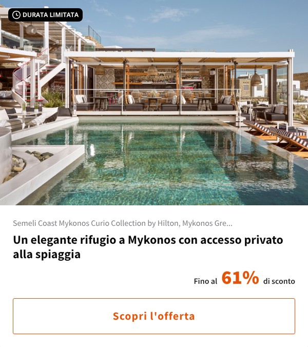 Un elegante rifugio a Mykonos con accesso privato alla spiaggia