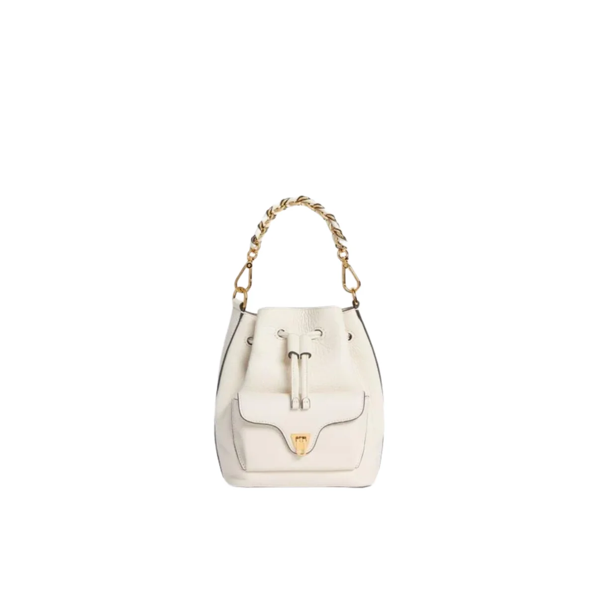 Coccinelle Beat Generation Small Secchiello in Pelle Perla