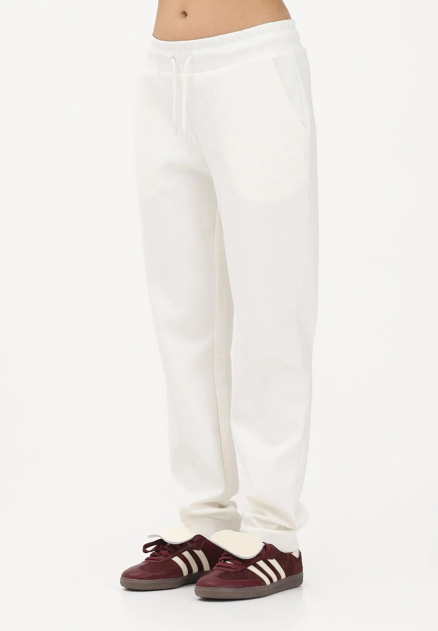 Image of BLAUER Pantalone sportivo bianco da donna