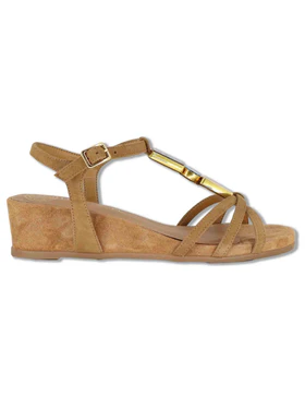 Sandali in pelle avorio con pietre Donna BEDEL KS MISTRAL