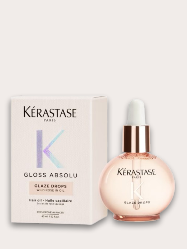 Kérastase Gloss Absolu Glaze Drops Hair Oil with Wild Rose 45ml