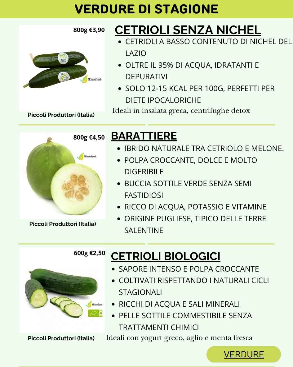 verdura di stagione