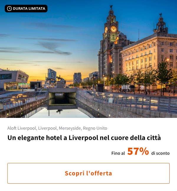 Un elegante hotel a Liverpool nel cuore della città