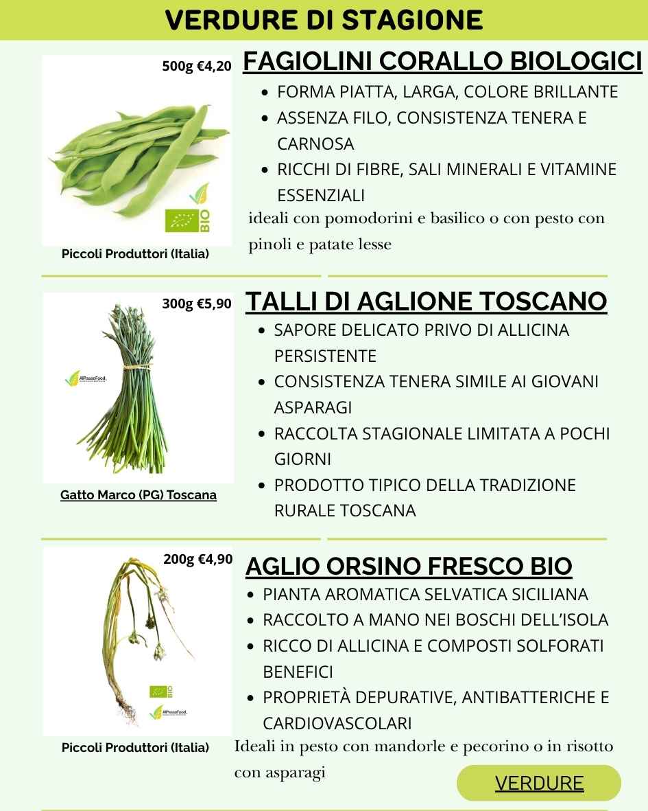 verdura di stagione