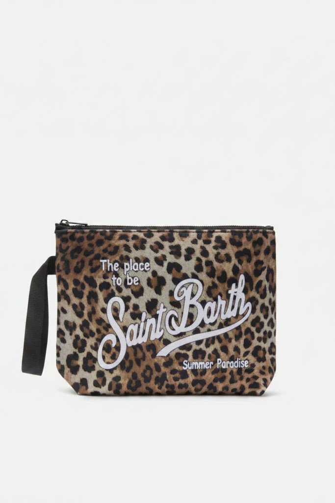 Maxi pochette Aline leopard in scuba - YES SHOPPochetteMC2 SAINT BARTHALI0021/00653L-Taglia unica