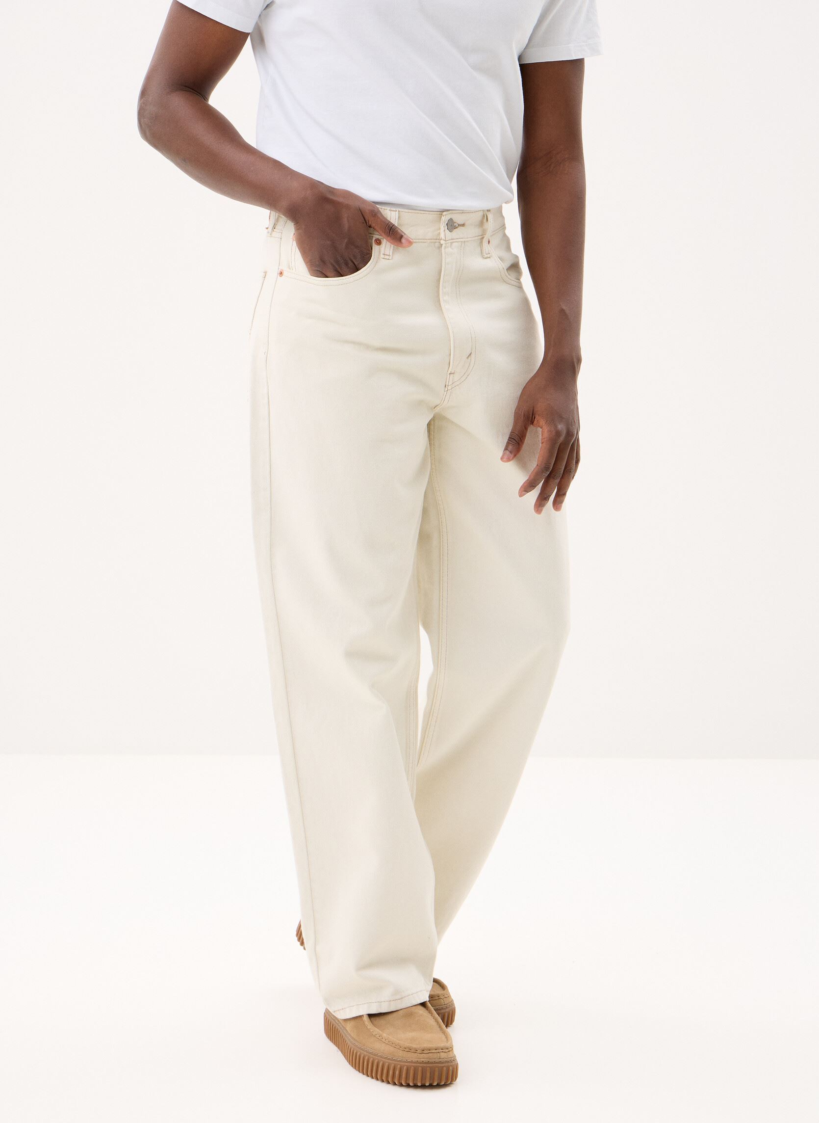 Levi's Jeans 578&reg; BAGGY homme blanc