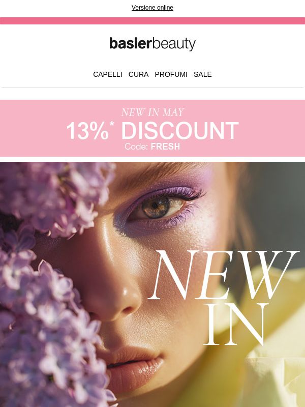 NOVITÀ: Ecco le novità di maggio + 13% di sconto