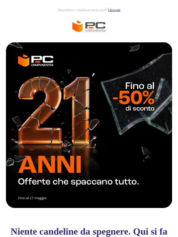 Sì, è il nostro compleanno e abbiamo decisamente esagerato.