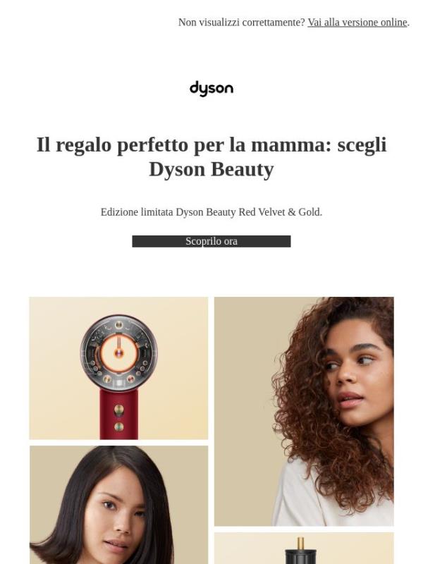Il regalo perfetto per la mamma: scegli Dyson Beauty