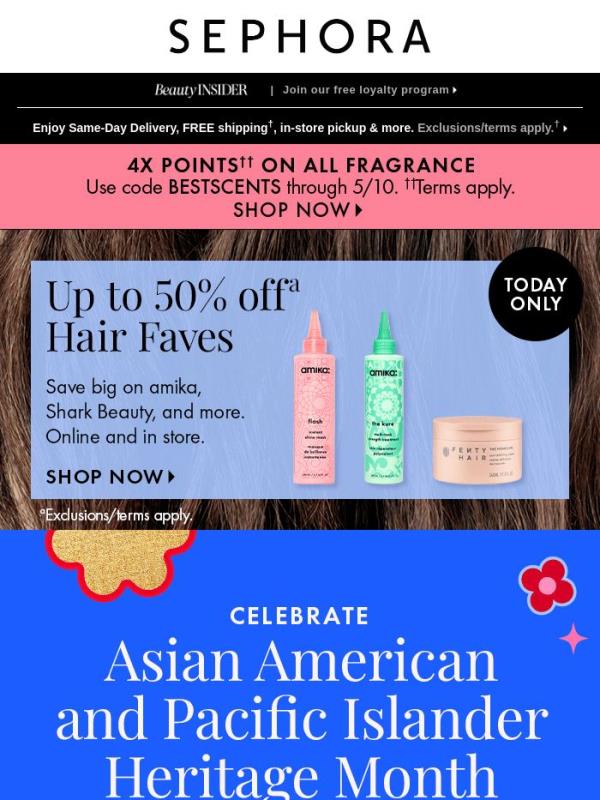 Savings up to 50% on select amika, Shark Beauty & more ✨
