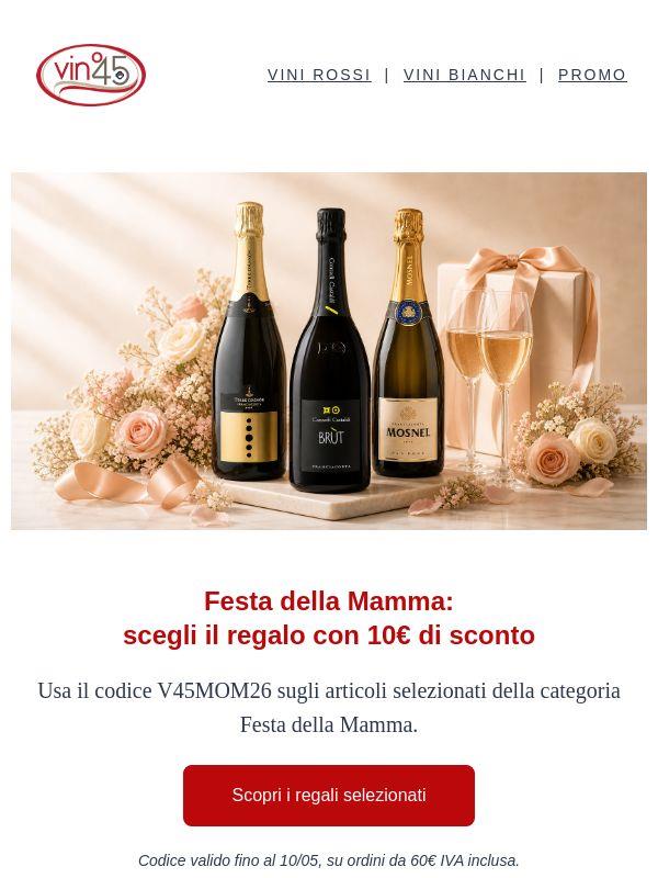 Festa della Mamma: 10€ di sconto