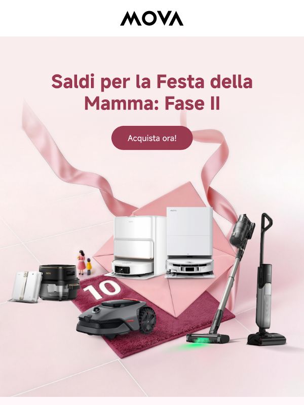 Saldi per la Festa della Mamma, Round 2: offerte ancora più vantaggiose! 💐