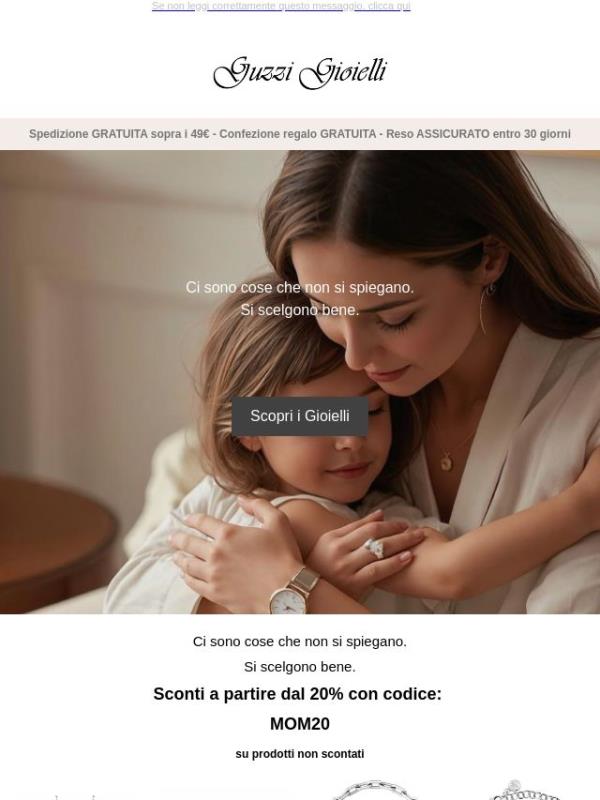 Fino al -50% Festa della Mamma: un gioiello per dirle tutto