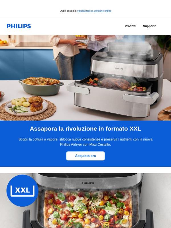 Scopri la nuova Airfryer XXL con cottura a vapore ✨