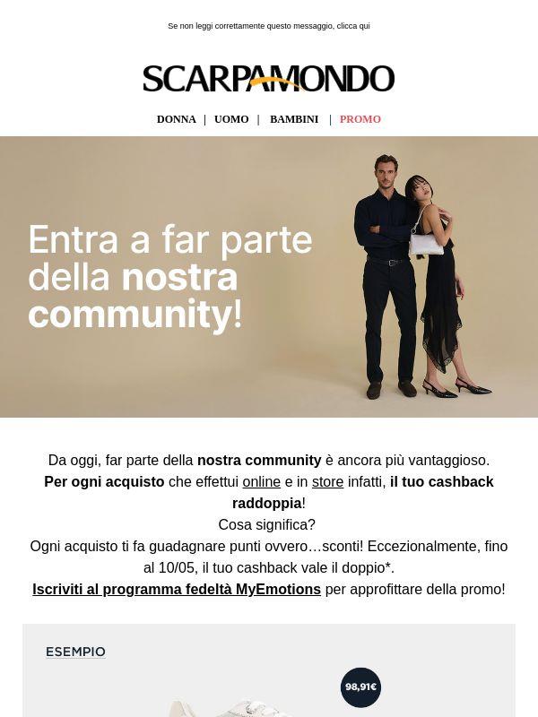 Raddoppia il tuo cashback! 🎁