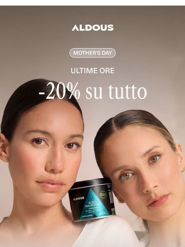 Il -20% scade oggi | Mother's Day