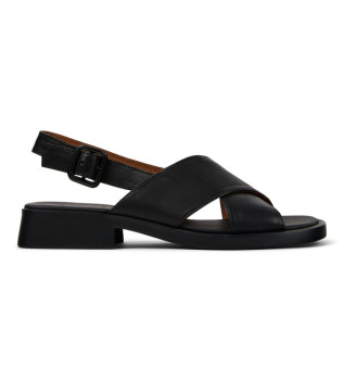sandali-dana-in-pelle-nera