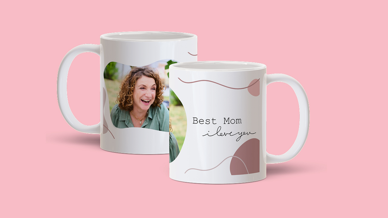 Tazze personalizzate con design e foto per la festa della mamma