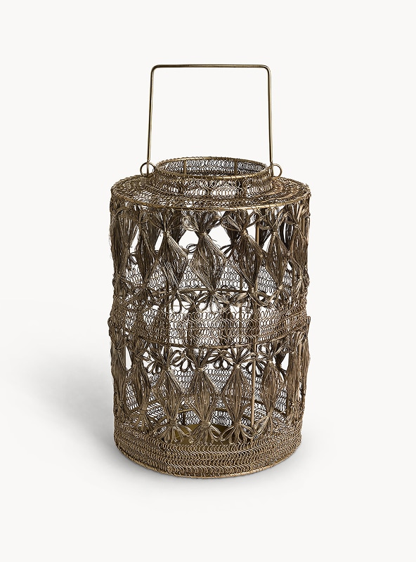 Lanterna in filo metallico
