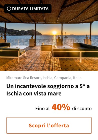 Un incantevole soggiorno a 5* a Ischia con vista mare