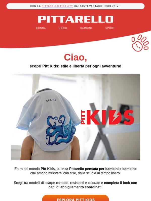 Scopri Pitt Kids 🌈 Comfort, colore e movimento!