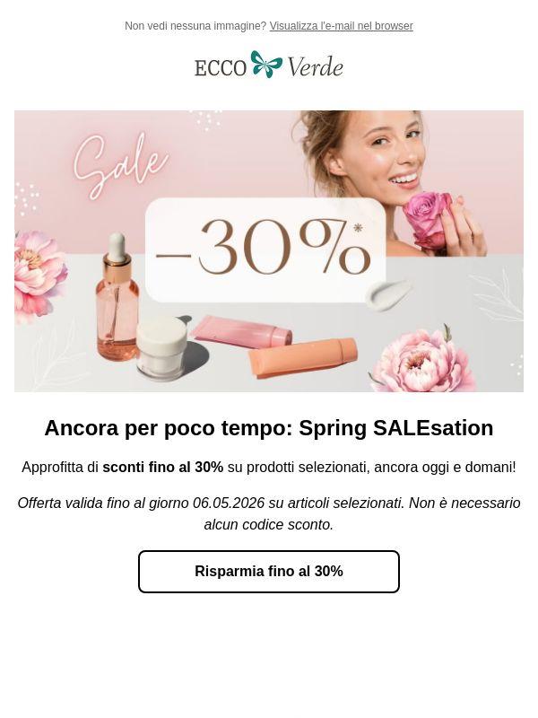 Approfitta degli sconti sui tuoi prodotti preferiti!
