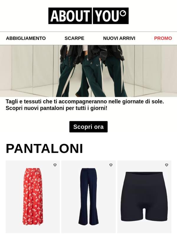 Pantaloni leggeri per le giornate miti