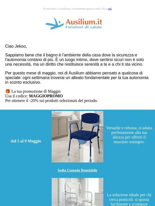 Un Maggio di sicurezza e comfort nel tuo bagno 🌸