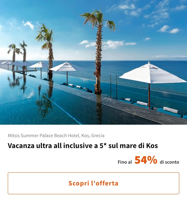 Vacanza ultra all inclusive a 5* sul mare di Kos