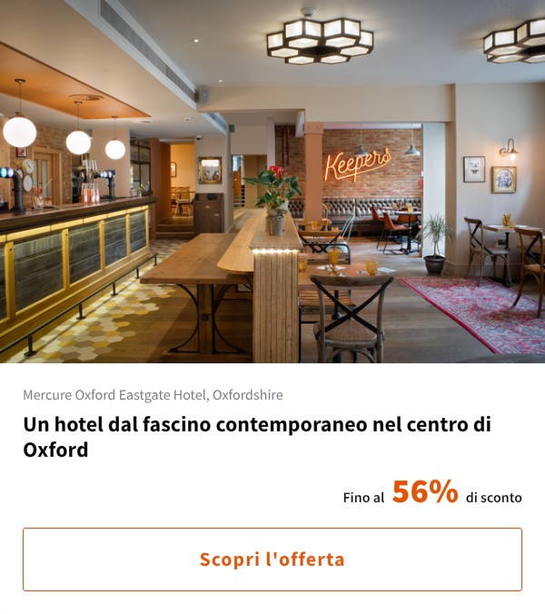 Un hotel dal fascino contemporaneo nel centro di Oxford
