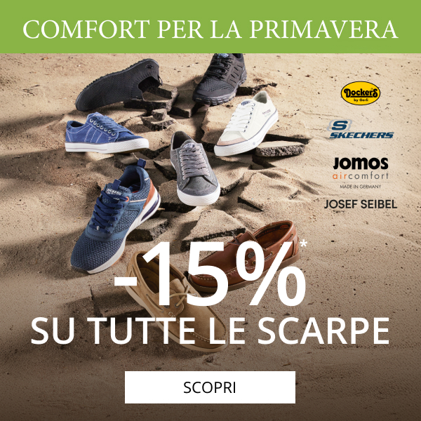 -15% su le scarpe