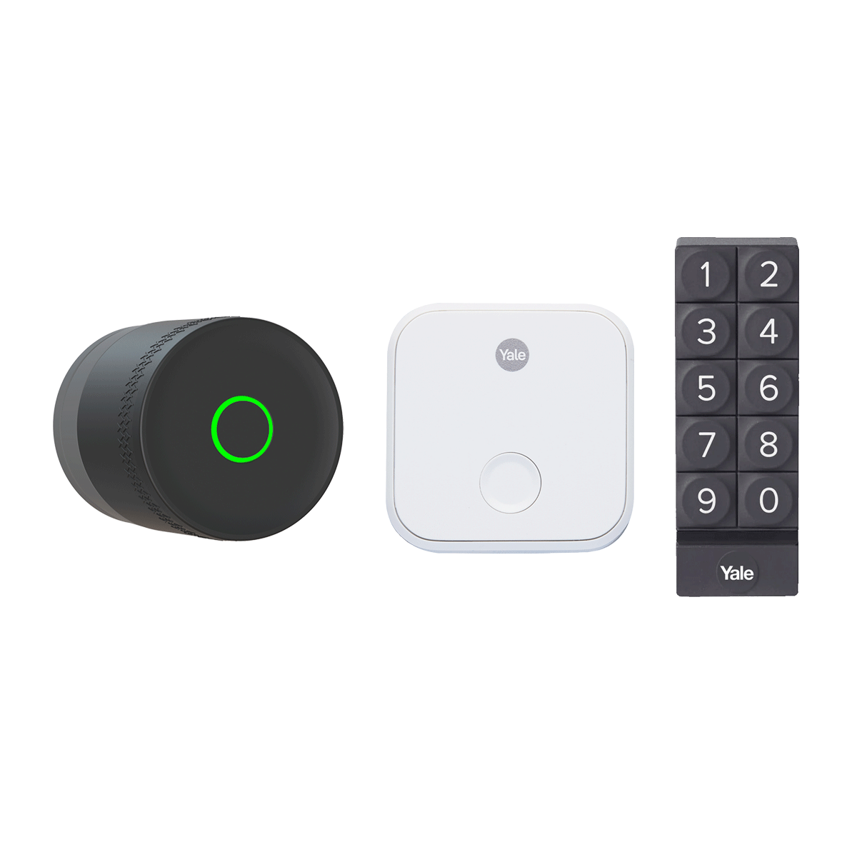 Image of Smart Lock Linus® L2 Lite Nero + ConnectX Wi-Fi Bridge + Tastierino Smart
