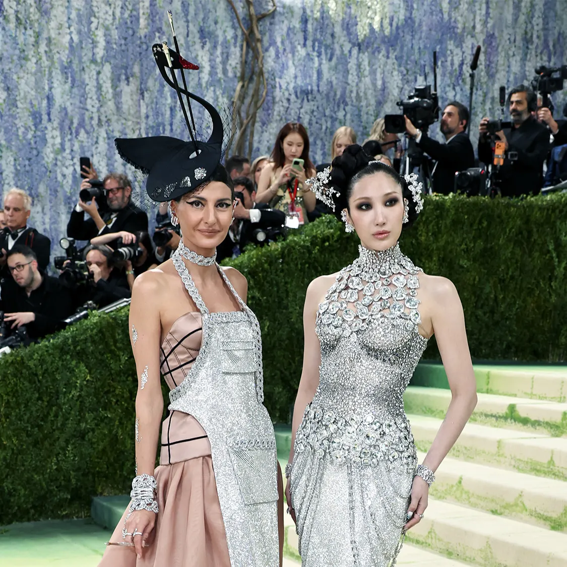Giovanna Engelbert ed EJAE al Met Gala