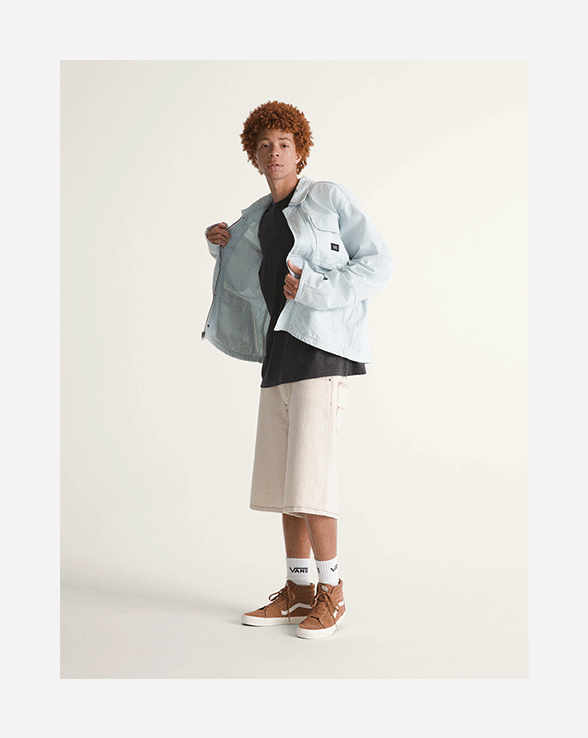 Umber Denim Stripe Jacket