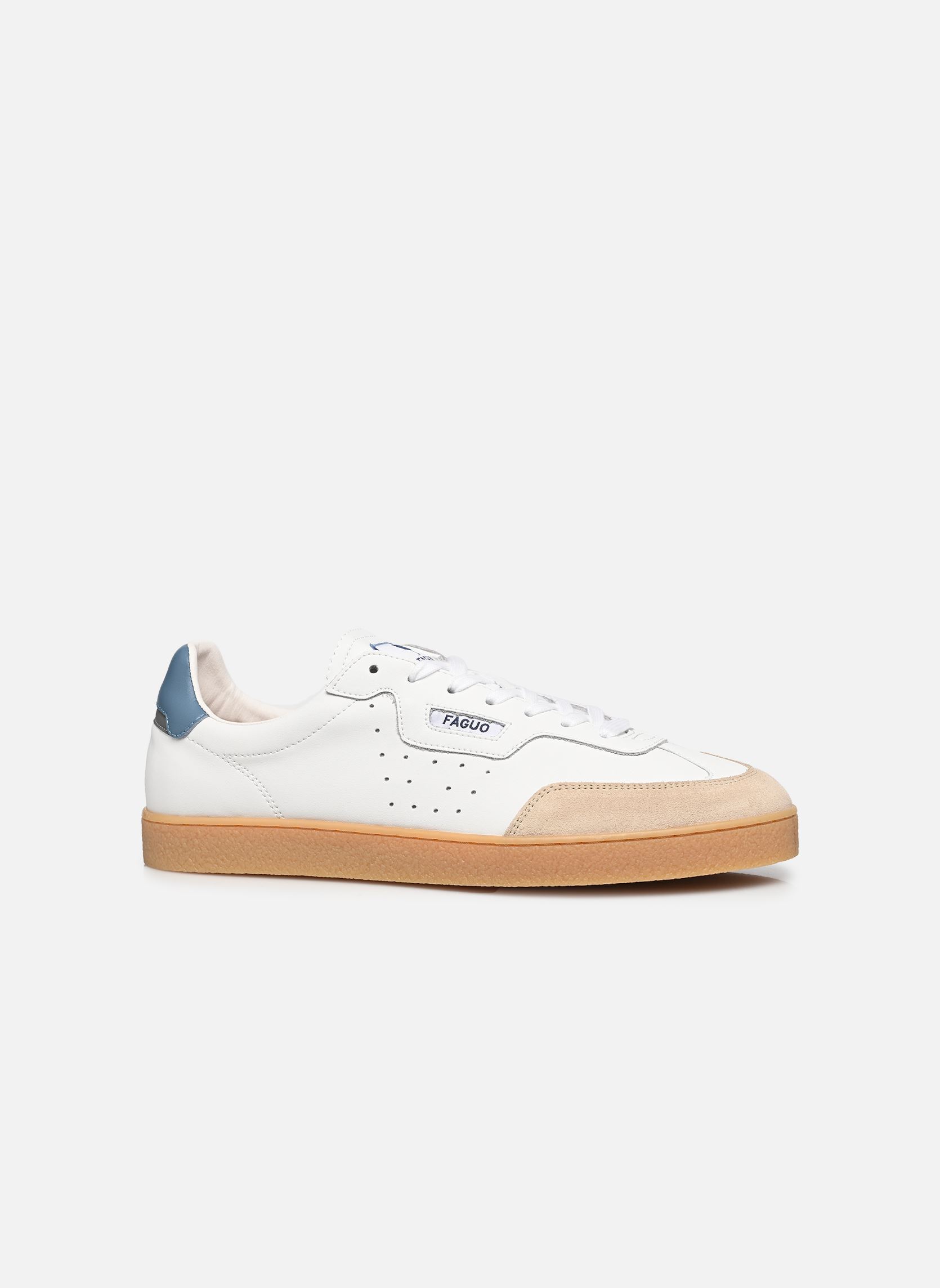 Faguo Baskets LUMBO LEATHER SUEDE M homme blanc