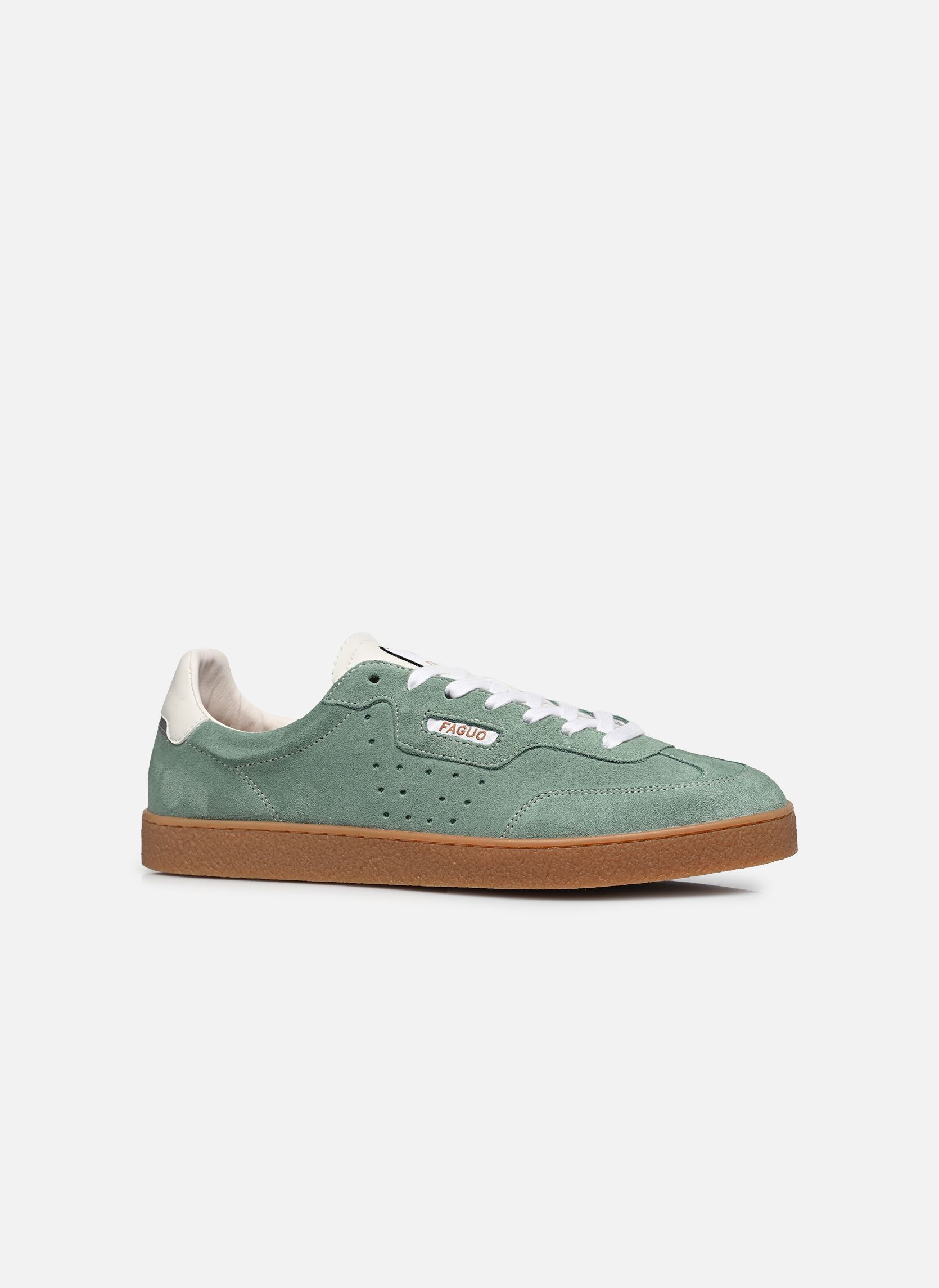 Faguo Baskets LUMBO SUEDE M homme vert