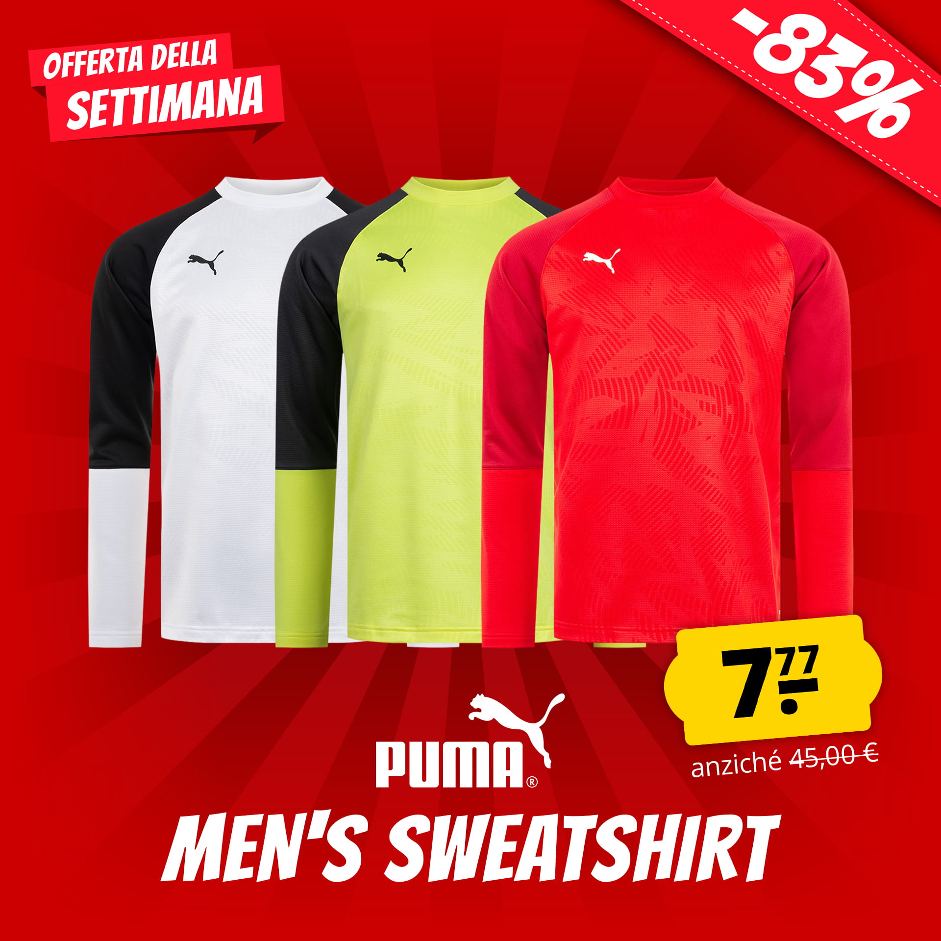 puma cup sweat core uomo felpa per l allenamento