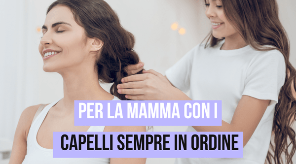 Mamma con capelli curati