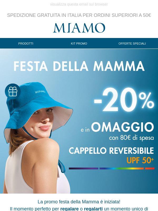 🎁 È iniziata la PROMO Festa della Mamma: -20% + OMAGGIO esclusivo!