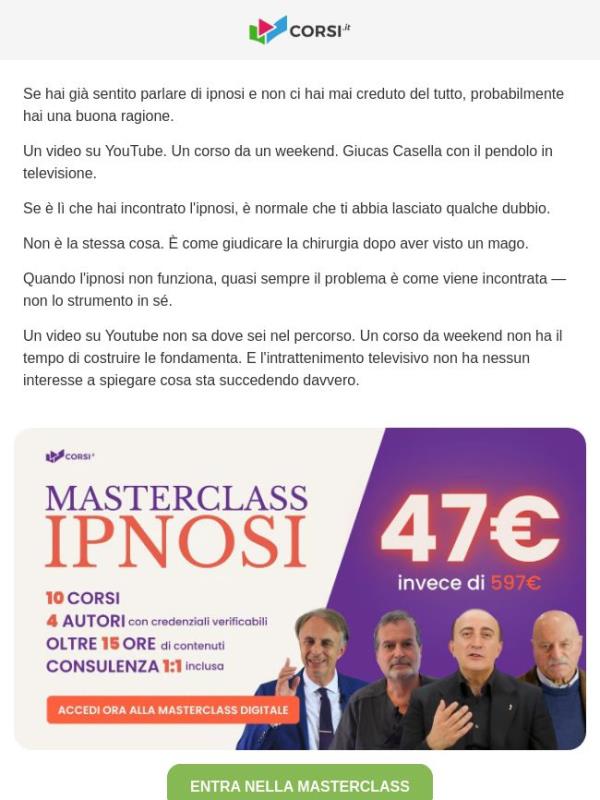 Perché l'ipnosi "non funziona"